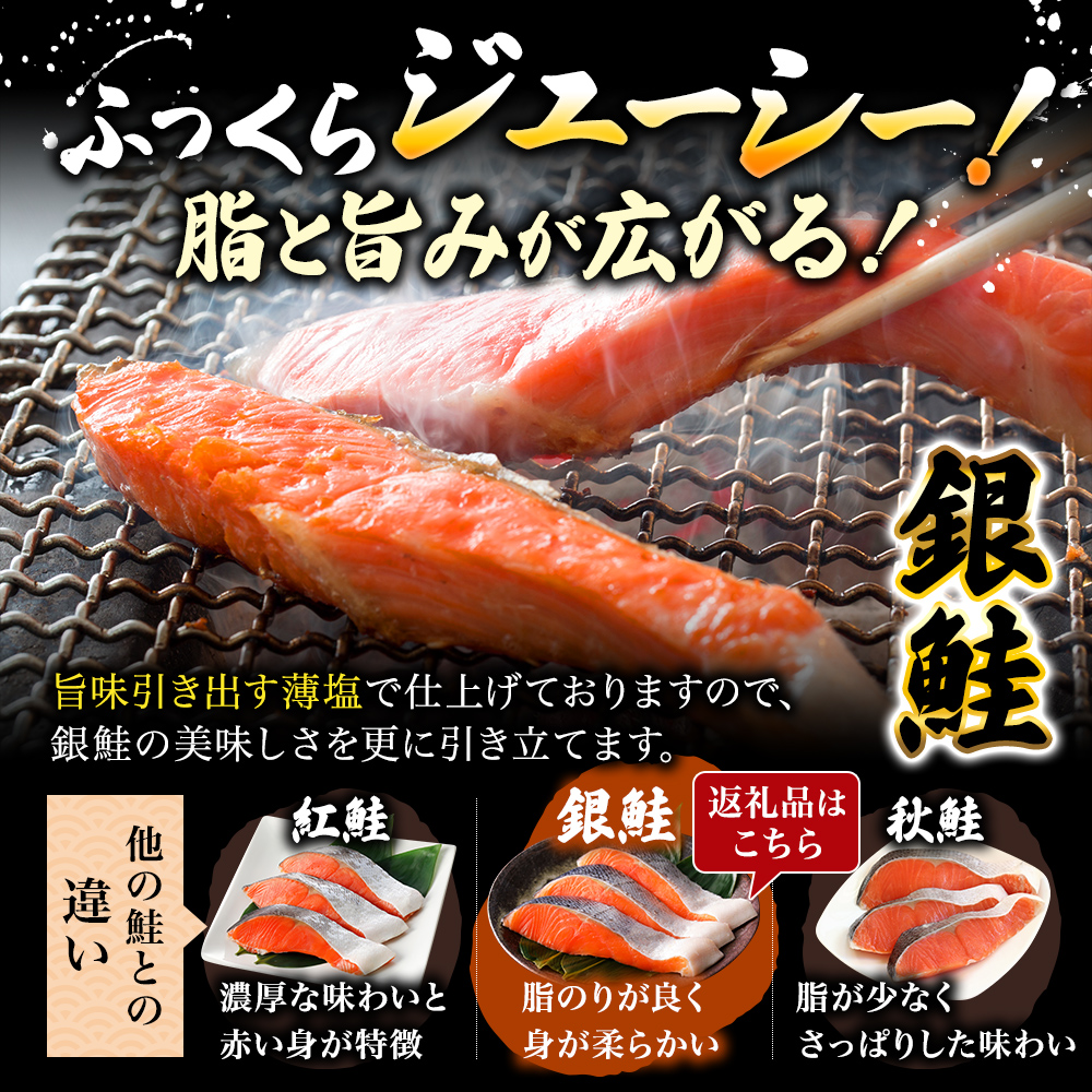 【 6ヶ月 連続 定期便 】訳あり 銀鮭 切り身 1.4kg セット 詰め合わせ 鮭 サケ