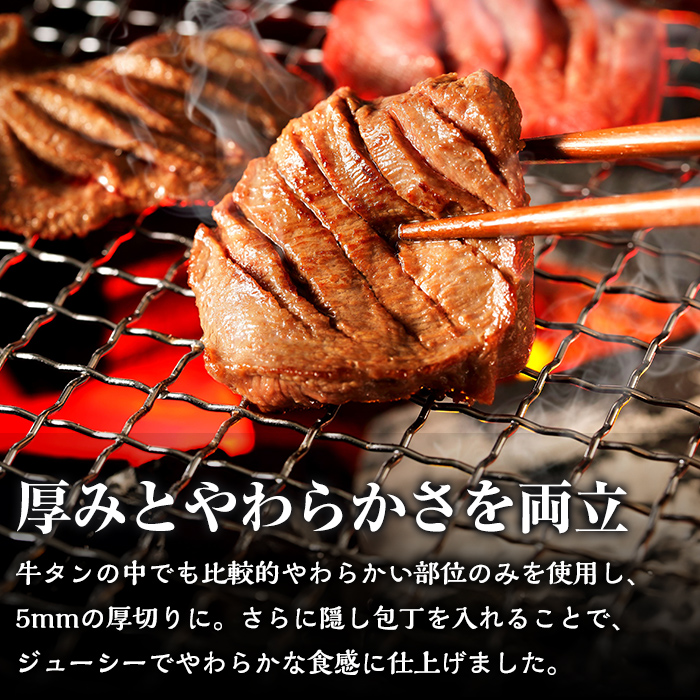 たれ仕込み 厚切り 牛タン 食べ比べ セット ＜塩味・味噌味＞ 1kg (500g×2種) 肉 牛 牛肉 牛たん お肉 味付き 化粧箱 冷凍【エスフーズ株式会社】tm328