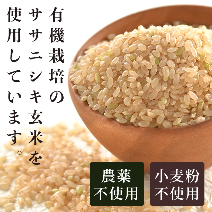 ササニシキの玄米麺 (細麺) 100g×12個 有機原材料100%使用 グルテンフリー パスタ ラーメン ヴィーガン 小麦粉不使用【有機農園ファーミン株式会社】tm123