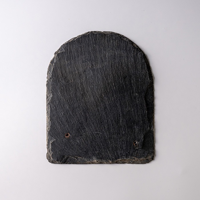 登米玄昌石瓦(スレート瓦) 10枚セット 瓦 ディスプレイ インテリア 家具  雑貨 卓上 置物 DIY【古民家カフェ甘欧】 tm217