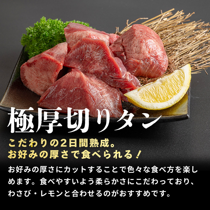 極厚切り ガチ牛タン 400g 厚切り ブロック 味付き 牛タン 牛たん 肉 お肉 牛肉 焼肉 BBQ 冷凍【HOCCO.Lab株式会社】tm335