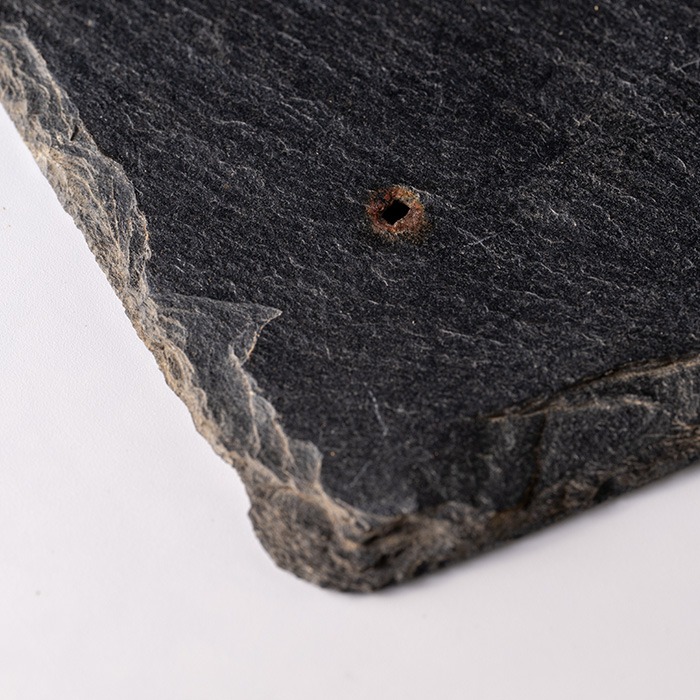 登米玄昌石瓦(スレート瓦) 10枚セット 瓦 ディスプレイ インテリア 家具  雑貨 卓上 置物 DIY【古民家カフェ甘欧】 tm217