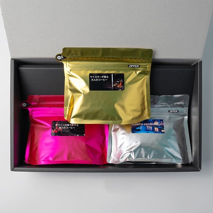 洋酒が香る大人の高級コーヒー豆 計300g(100g×3種) ウイスキー ワイン ラム酒 珈琲 こーひー 飲み比べ アソート 珈琲豆 【自家焙煎珈琲幸房 風】tm202