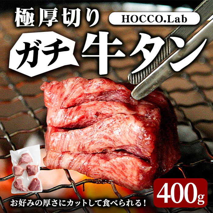 極厚切り ガチ牛タン 400g 厚切り ブロック 味付き 牛タン 牛たん 肉 お肉 牛肉 焼肉 BBQ 冷凍【HOCCO.Lab株式会社】tm335