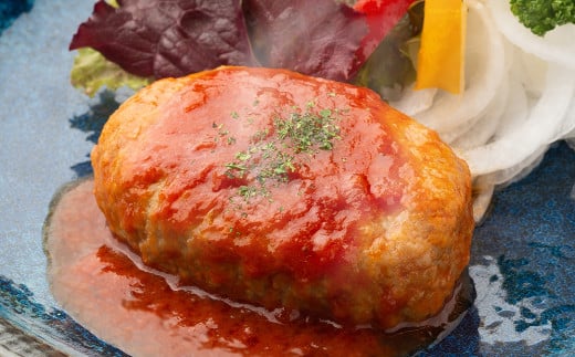 伊豆沼豚 やわらか煮込みハンバーグセット ＜トマトソース＞ 計840g (140g×6パック)  冷凍ハンバーグ 肉 豚肉 国産 トマト 温めるだけ 簡単 レトルト レンジ 湯せん 【有限会社伊豆沼農産】tm035