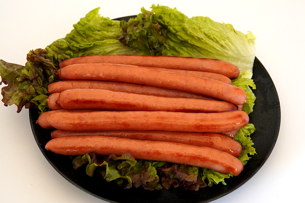 あらびきロングスモークポークソーセージ 400g×6P（10本×6パック）計2400g