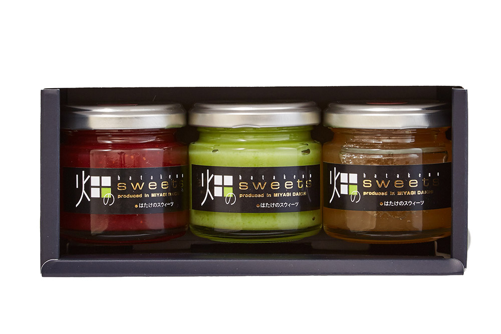 くりはら生ジャムギフトA(小3本入り／ずんだ・苺・りんご)