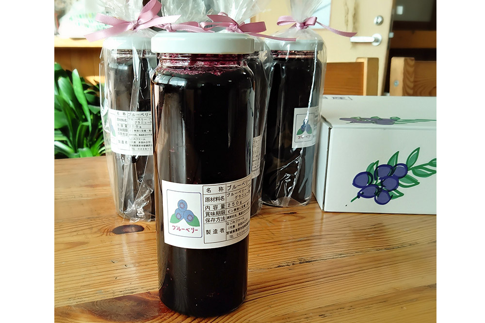 ブルーベリージャム 250g×4個