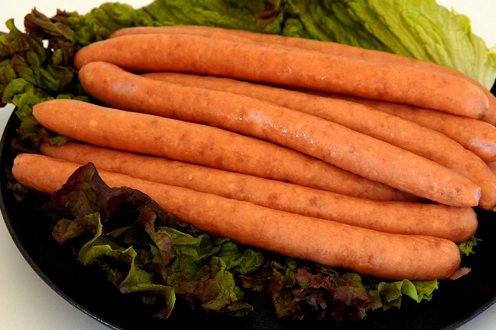 あらびきロングスモークポークソーセージ 400g×6P（10本×6パック）計2400g