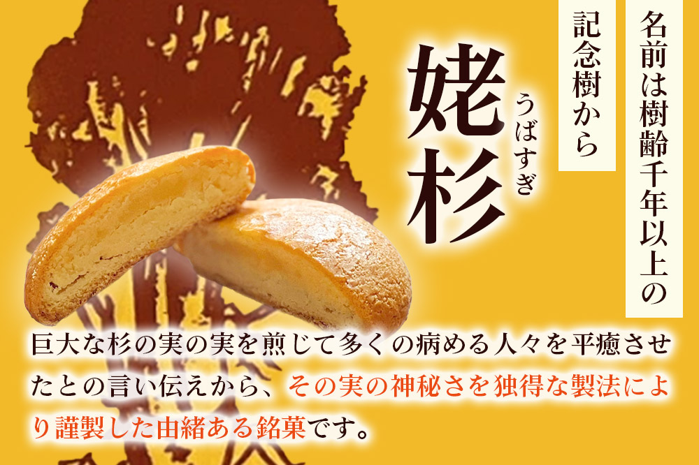 姥杉 10個入 お菓子 銘菓 黄身餡 老舗 喜久乃家