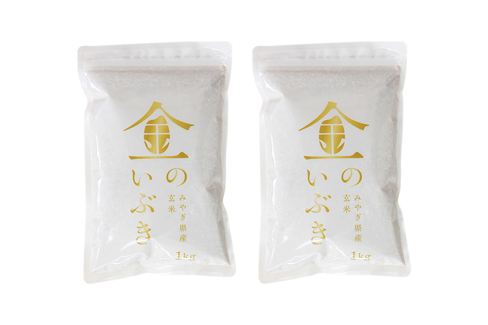 米【玄米】金のいぶき 2kg（1kg×2袋）