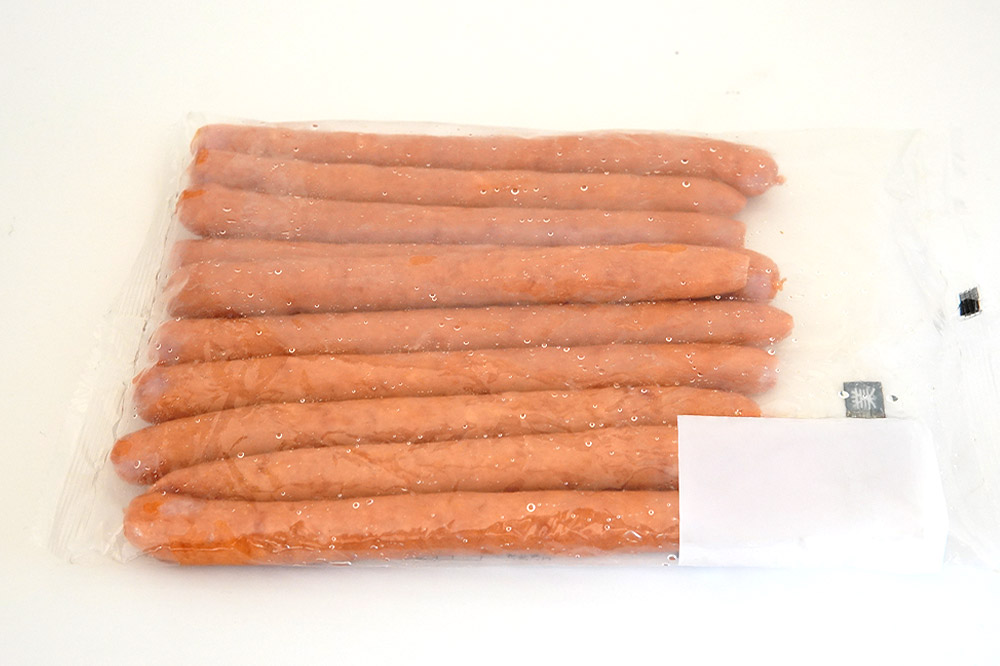 あらびきロングスモークポークソーセージ 400g×6P（10本×6パック）計2400g