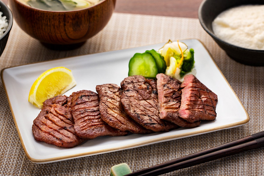 味付け牛タンスライス 厚切りと薄切りの詰め合わせ