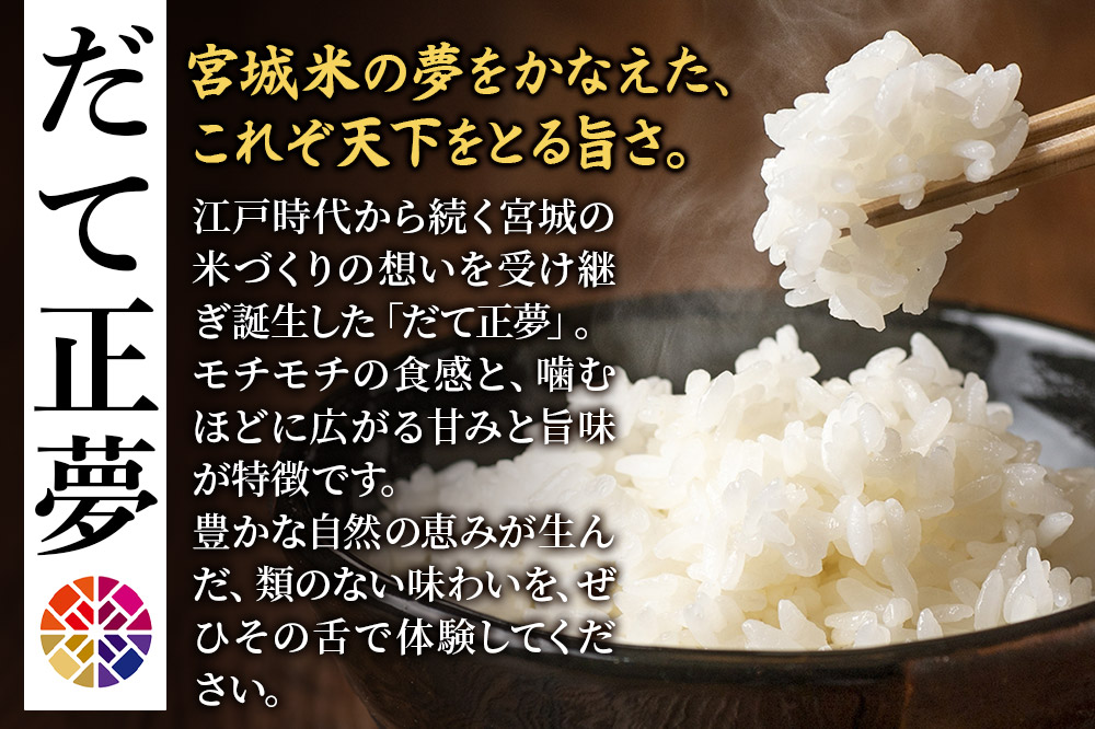 【ブランド米・食べ比べ】宮城県産 つや姫・ササニシキ・だて正夢 令和7年産 白米 2kg×3品種