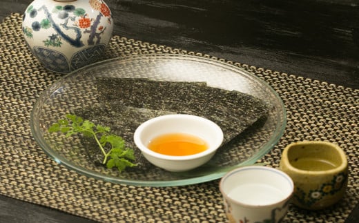 潮匠 朝食セット（八つ切り焼きのり、半切り焼きのり、味