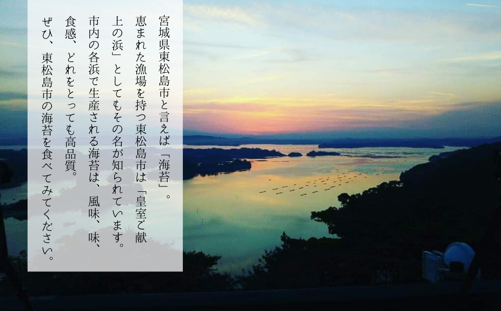 宮城の浜 味付のり（全型6枚分10カット×6袋）常温 小分け 