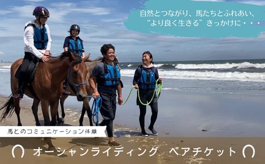 海での乗馬体験 ～ 初心者向け ～ オーシャンライディング 