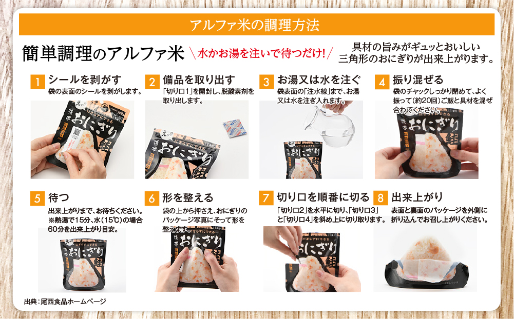 備えて安心、食べて満足｜尾西の携帯おにぎり【12個入り】（非常食・保存食・キャンプにも） 非常食 保存食 防災グッズ 防災 アルファ米 長期保存 おにぎり 尾西食品 キャンプ アウトドア 登山 ふるさと納税 非常食 送料無料