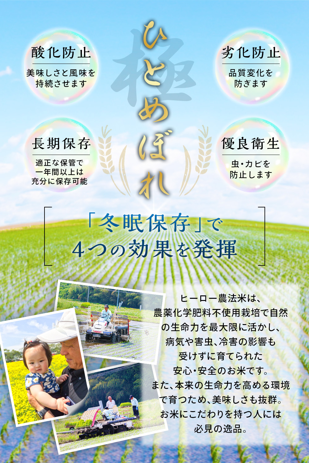 【令和7年産・有機JAS認証】ひとめぼれ 極（きわみ） 5kg｜宮城県産 有機栽培米