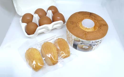 蔵王琥珀卵とお菓子の詰合せA　【04301-0306】