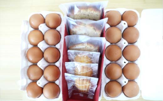 蔵王琥珀卵とお菓子の詰合せC　【04301-0308】