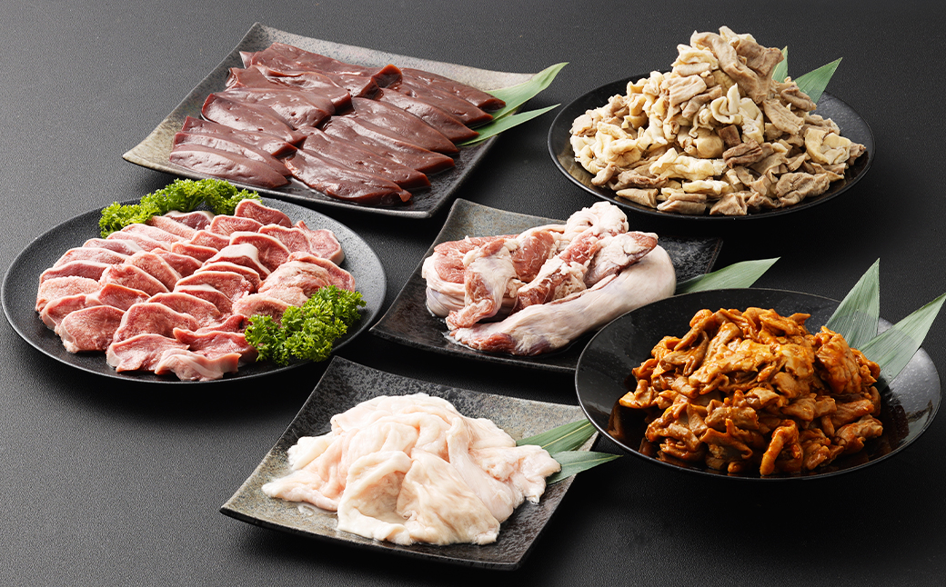 JAPAN X ホルモンバラエティセット2.4kg(モツタンレバーハラミテッポウ）　【04301-0070】