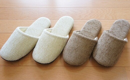 ソフトモールスリッパFサイズ（約24.5cmまで）2足セット　【04301-0348】