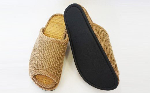 Ｄ型セノーテモールスリッパ　ブラウン　＜婦人用Ｍサイズ（約24cmまで）＞　【04301-0362】