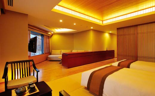 竹泉荘スーペリアツイン　平日ペア宿泊券（1泊2食付）　【04301-0297】