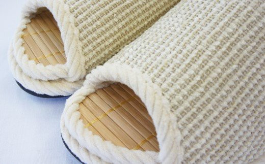 Ｄ型セノーテモールスリッパ　ベージュ　＜婦人用Ｍサイズ（約24cmまで）＞　【04301-0363】