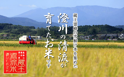 【令和7年産米】蔵王源流米 ひとめぼれ精米 5kg　【04301-0958】