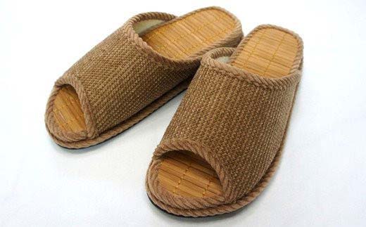 Ｄ型セノーテモールスリッパ　ブラウン　＜婦人用Ｌサイズ（約25cmまで）＞　【04301-0362】