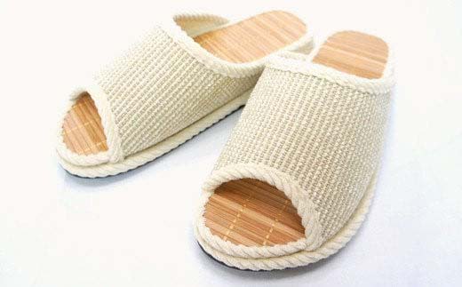 Ｄ型セノーテモールスリッパ　ベージュ　＜婦人用Lサイズ（約25cmまで）＞　【04301-0363】