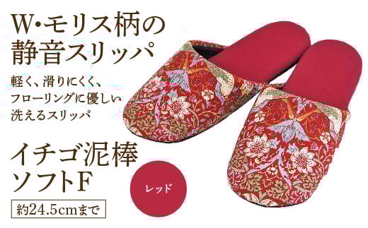 いちご泥棒ソフトF（約24.5cmまで） レッド　【04301-0590-5】