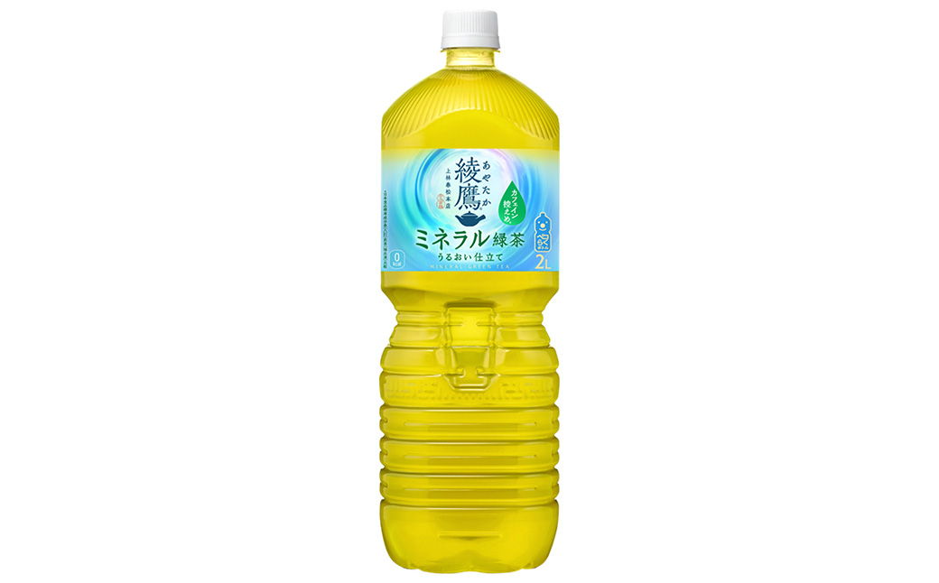 【最短5営業日着！】綾鷹 ミネラル緑茶 2L PET×6本　【04301-1066】 コカコーラ 緑茶 茶 お茶 ペットボトル 常備 備蓄 蔵王 単月配送 ミネラル緑茶2L×6本