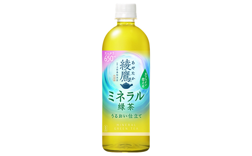 【最短5営業日着！】綾鷹 ミネラル緑茶 650ml PET×24本　【04301-1070】 コカコーラ 緑茶 茶 お茶 ペットボトル 常備 備蓄 蔵王 単月配送 ミネラル緑茶650ml×24本