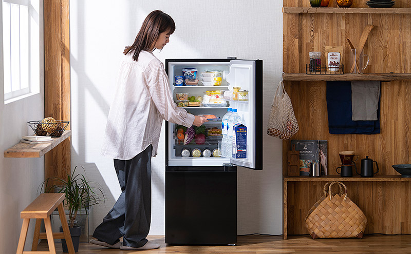 冷蔵庫 冷凍冷蔵庫 133L 小型 IRSD-13A-B アイリスオーヤマ 家電 小型冷蔵庫 2ドア冷蔵庫 2ドア セカンド冷蔵庫 セカンド サブ冷蔵庫 サブ 2台目 幅 50cm 以下 右開き 急速冷凍 冷蔵 冷凍 ストッカー 一人暮らし アイリス 宮城 宮城県 大河原町