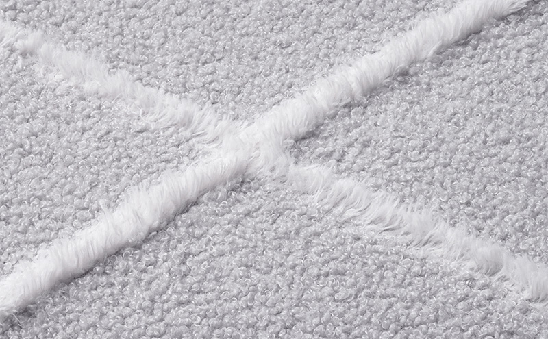 はがして洗える Hagash カバーベニワレン風 HAGCB-1318 グレージュ ラグ カバー 約1.5畳 洗える 洗濯機 おしゃれ カーペット ラグマット オールシーズン 一人暮らし リビング アイリスオーヤマ ハガッシュ Hagash カバーラグ