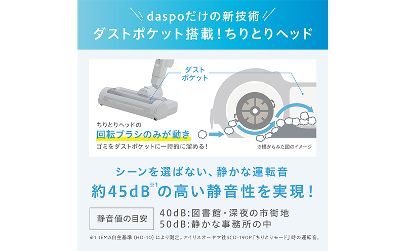 掃除機 スティッククリーナー daspo コードレス SCD-190P-W ホワイト アイリスオーヤマ 家電 電化製品 コードレス掃除機 サイクロン スタンド 充電式 静音 2way スティック ハンディ スティック掃除機 一人暮らし アイリス 宮城 宮城県 大河原町