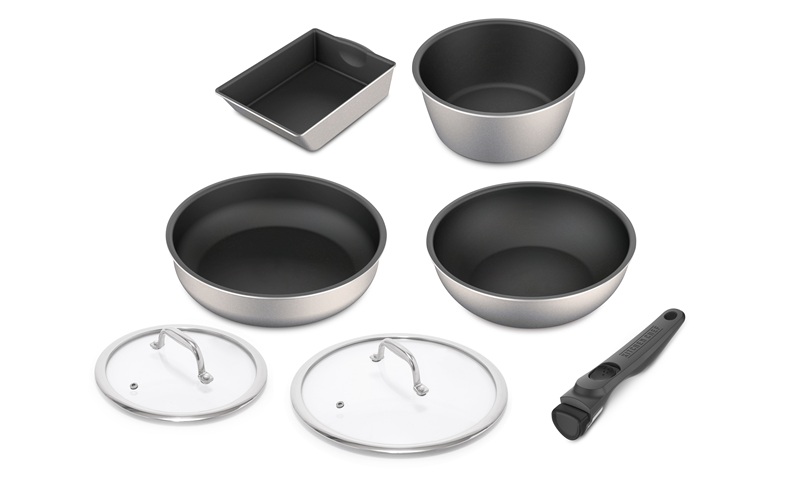 フライパンセット ダイヤモンドグレイス 7点セット DG-S7S シルバー アイリスオーヤマ ダイヤモンドコートパン なべ 料理 ダイヤモンドコーティング 耐摩耗性 調理器具 ih ガス オーブン対応 卵焼き機 エッグパン 取っ手外せる