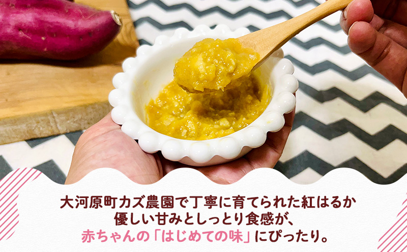 大河原産 紅はるかペースト（離乳食）３個