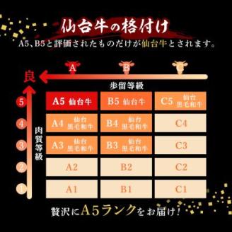 【A5仙台牛】こだわり合挽ハンバーグ 140g×10(合計1400g)【配送不可地域：離島】