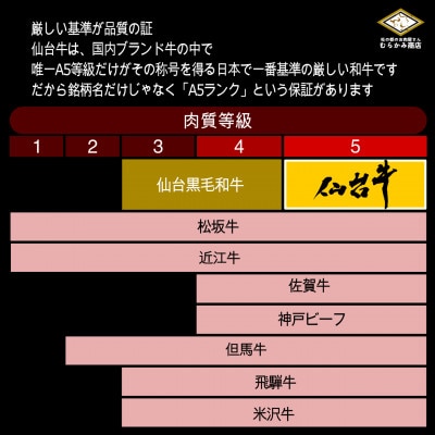 【A5仙台牛】総重量1.04kg サーロインステーキ270g×2・霜降り肩ロース500g×1 セット【配送不可地域：離島】