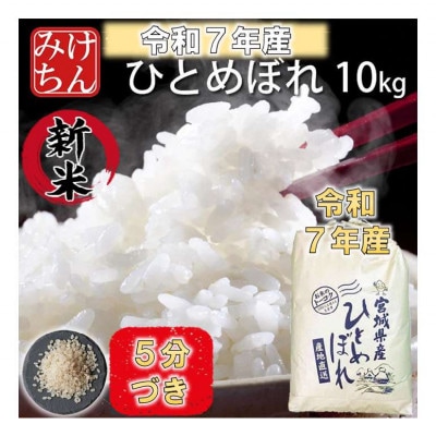 令和7年産　宮城県産ひとめぼれ10kg　5分づき
