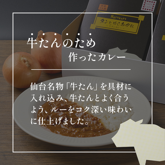 牛タンカレー「タンとめしあがれ」6個セット 牛タン 牛たん 牛肉入り レトルトカレー レトルト カレー カレーライス ビーフカレー ごはん ご飯 お弁当【はらから福祉会】sh093