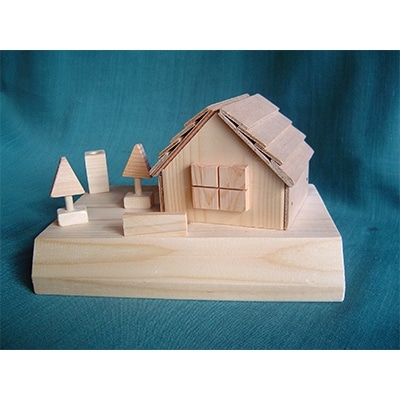 貯金箱C(無塗装・コイン用)