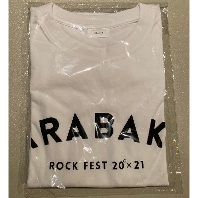 ARABAKI ROCK FEST オフィシャルTシャツB〈ホワイト〉XLサイズ
