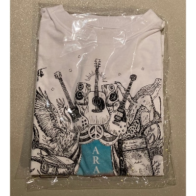 ARABAKI ROCK FEST オフィシャルTシャツC〈ホワイト〉Sサイズ