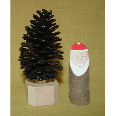 サンタさんとツリー