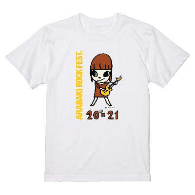 ARABAKI ROCK FEST オフィシャルTシャツA〈ホワイト〉Mサイズ